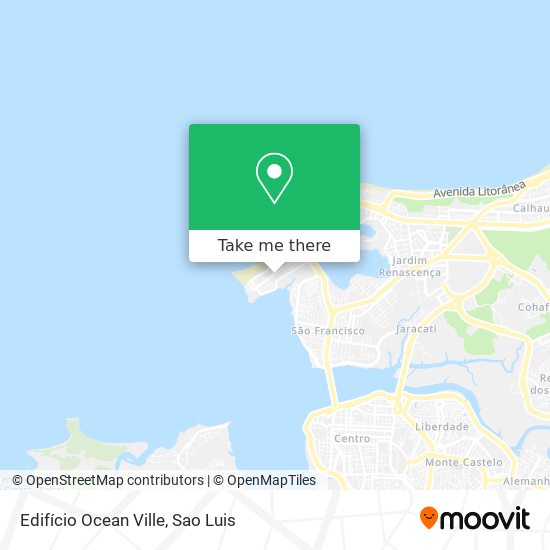 Mapa Edifício Ocean Ville