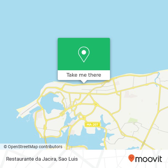 Mapa Restaurante da Jacira