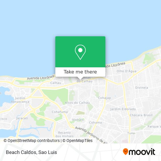 Beach Caldos map