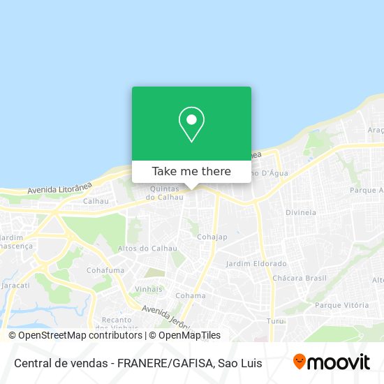 Mapa Central de vendas - FRANERE / GAFISA