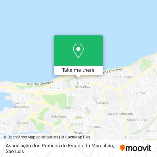 Associação dos Práticos do Estado do Maranhão map