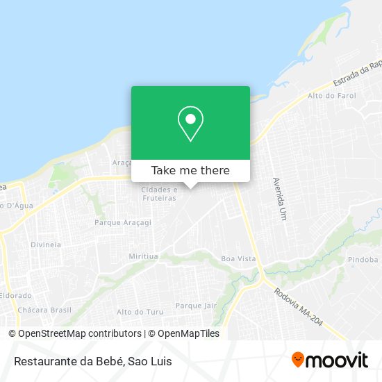 Restaurante da Bebé map
