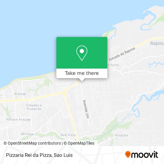 Pizzaria Rei da Pizza map