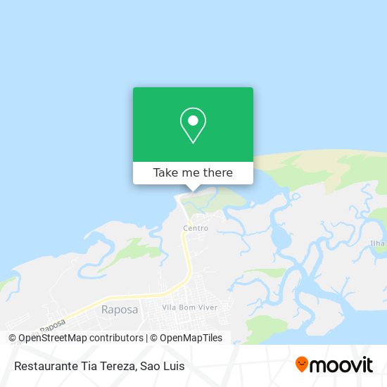 Mapa Restaurante Tia Tereza
