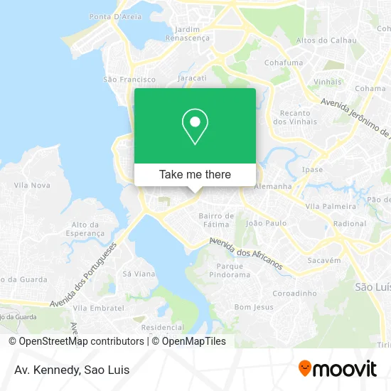 Av. Kennedy map