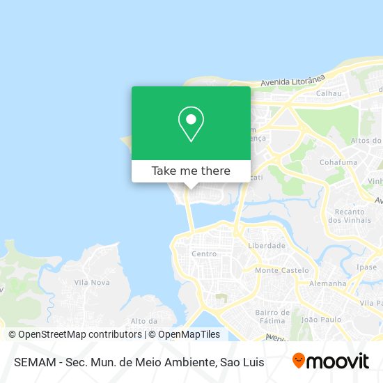 SEMAM - Sec. Mun. de Meio Ambiente map