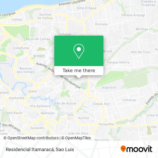 Residencial Itamaracá map