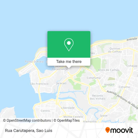 Rua Carutapera map