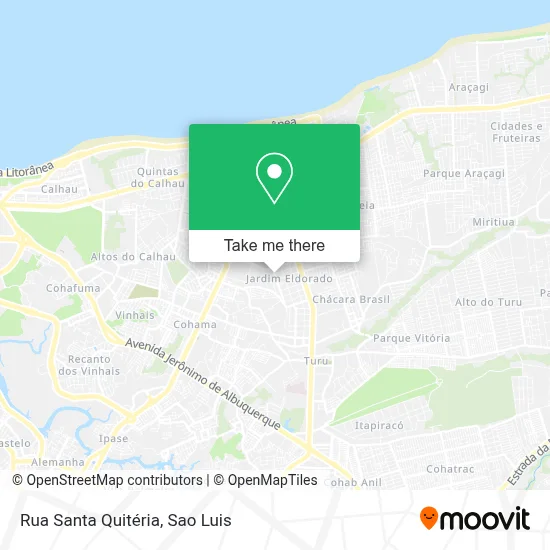 Rua Santa Quitéria map