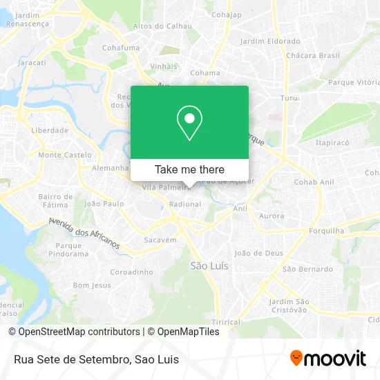 Rua Sete de Setembro map