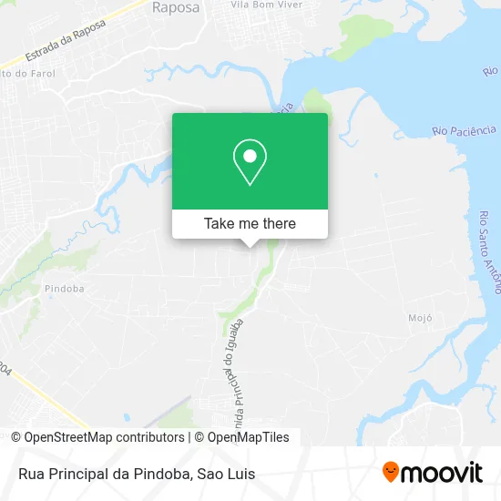 Rua Principal da Pindoba map