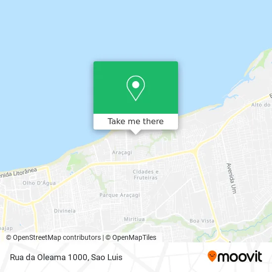 Rua da Oleama 1000 map