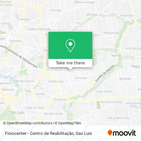 Fisiocenter - Centro de Reabilitação map