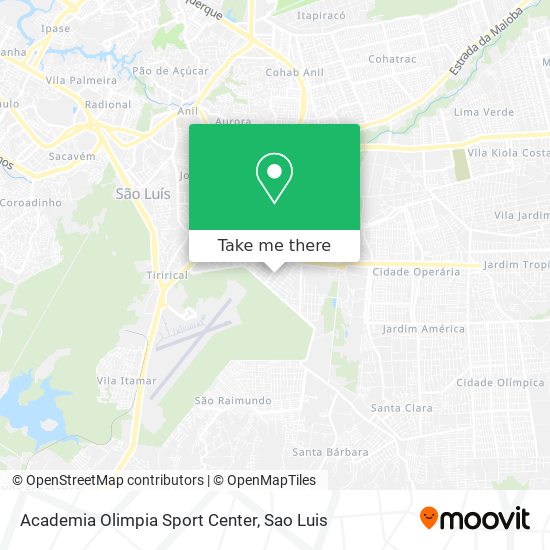 Academia Olimpia Sport Center map