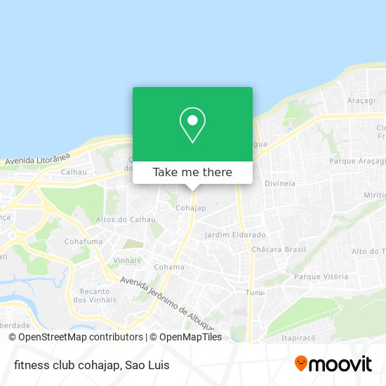 fitness club cohajap map
