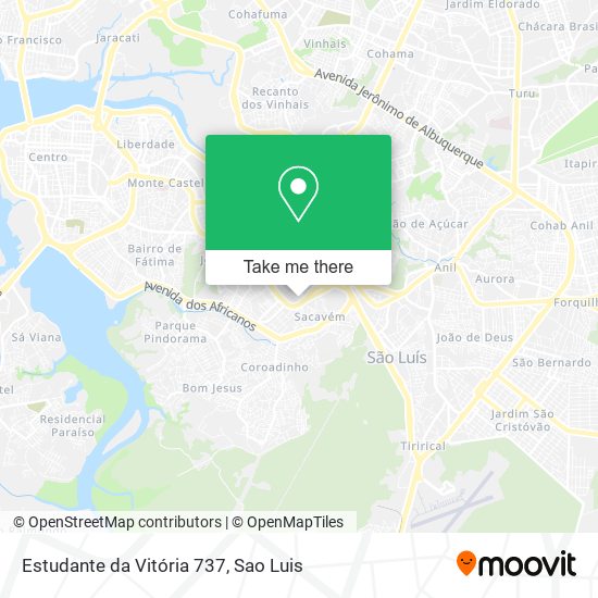 Estudante da Vitória 737 map