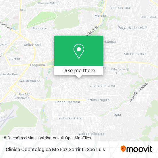Clinica Odontologica Me Faz Sorrir II map