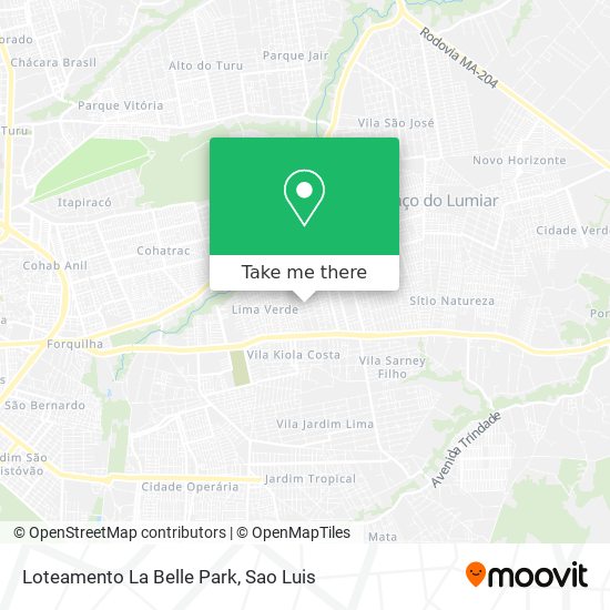 Loteamento La Belle Park map
