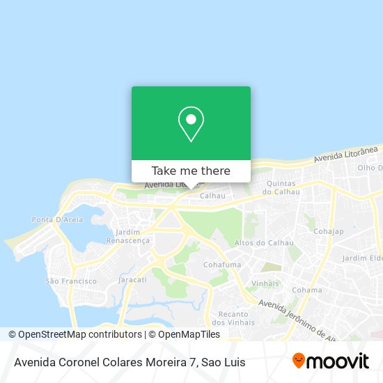Avenida Coronel Colares Moreira 7 map