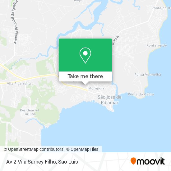 Av 2 Vila Sarney Filho map