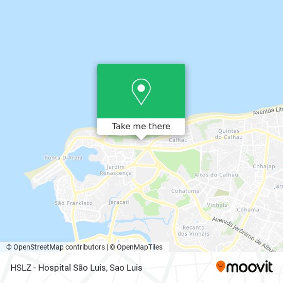 HSLZ - Hospital São Luis map