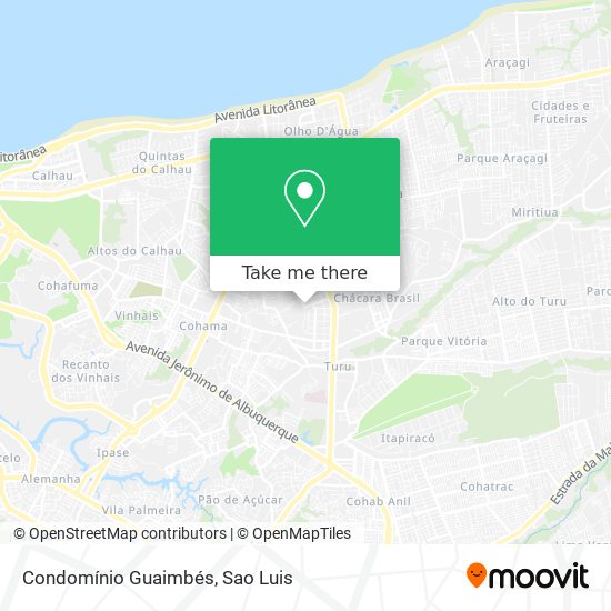 Condomínio Guaimbés map