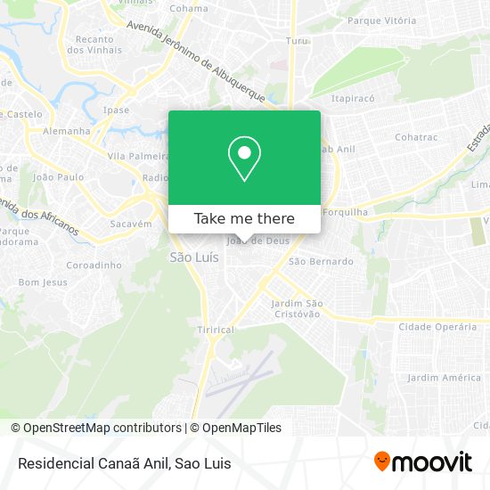 Residencial Canaã Anil map