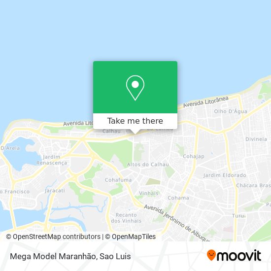 Mega Model Maranhão map