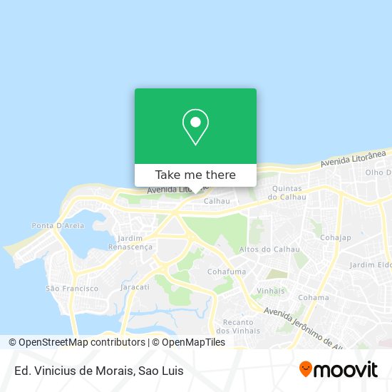 Ed. Vinicius de Morais map