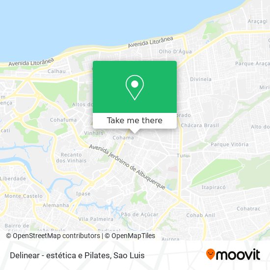 Delinear - estética e Pilates map
