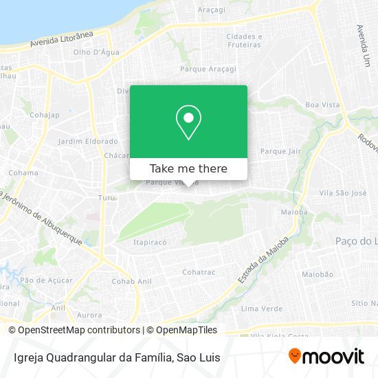 Igreja Quadrangular da Família map