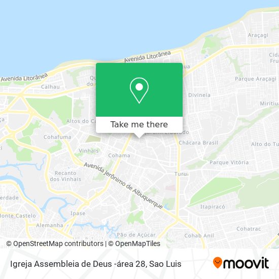 Igreja Assembleia de Deus -área 28 map