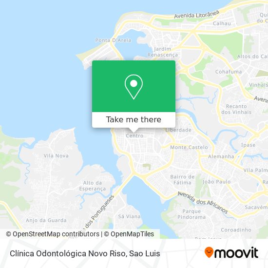 Clínica Odontológica Novo Riso map