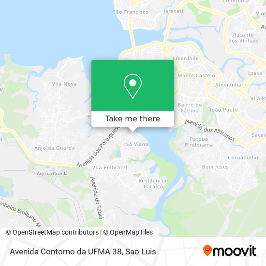 Avenida Contorno da UFMA 38 map