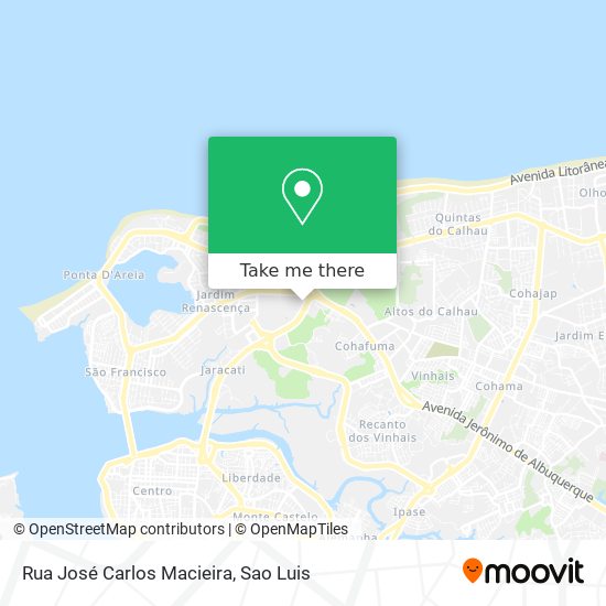 Mapa Rua José Carlos Macieira