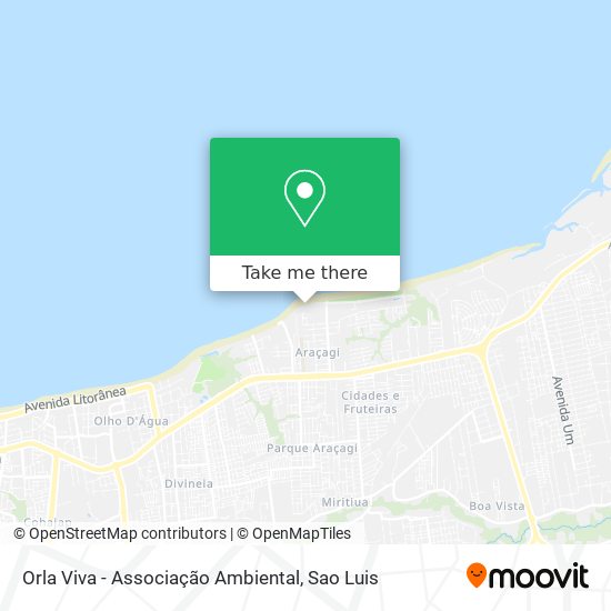 Orla Viva - Associação Ambiental map