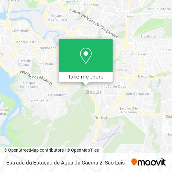Estrada da Estação de Água da Caema 2 map