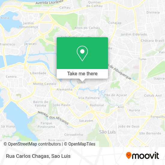 Rua Carlos Chagas map