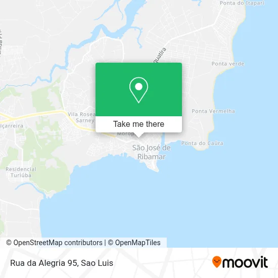 Rua da Alegria 95 map