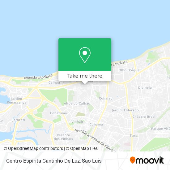 Centro Espírita Cantinho De Luz map