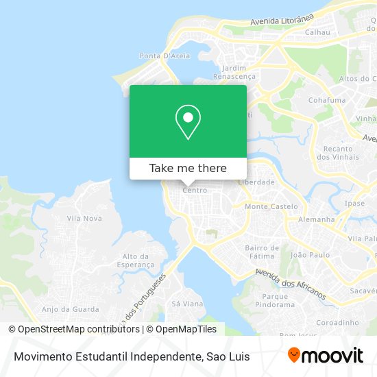 Movimento Estudantil Independente map