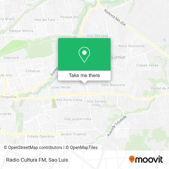 Rádio Cultura FM map