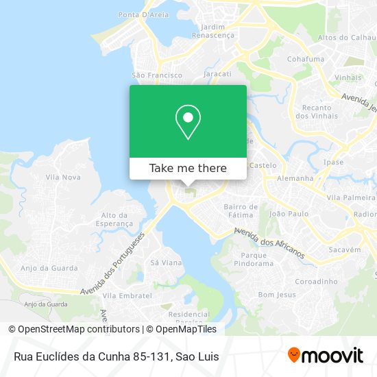 Rua Euclídes da Cunha 85-131 map