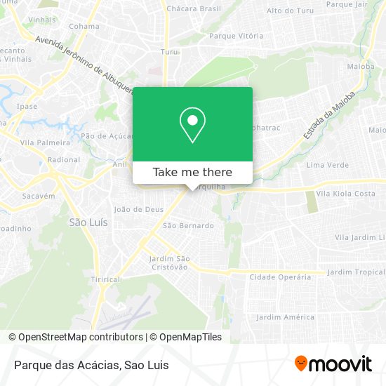 Parque das Acácias map