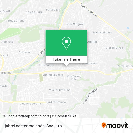 johrei center maiobão map