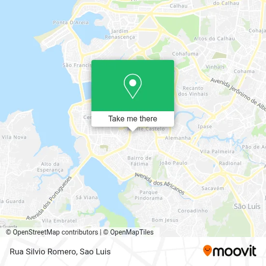 Rua Silvio Romero map