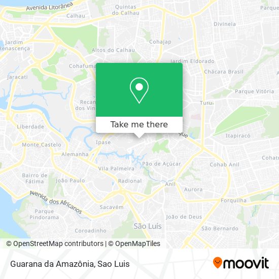 Guarana da Amazônia map