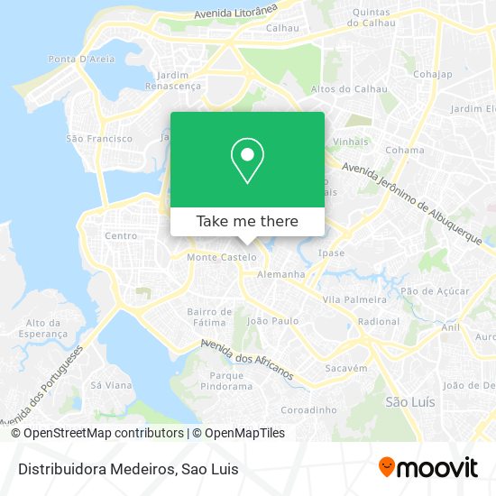 Distribuidora Medeiros map