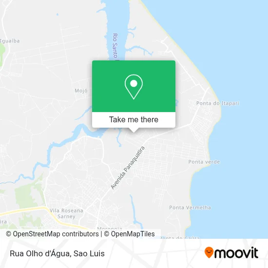 Rua Olho d'Água map