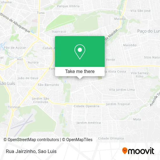 Rua Jairzinho map